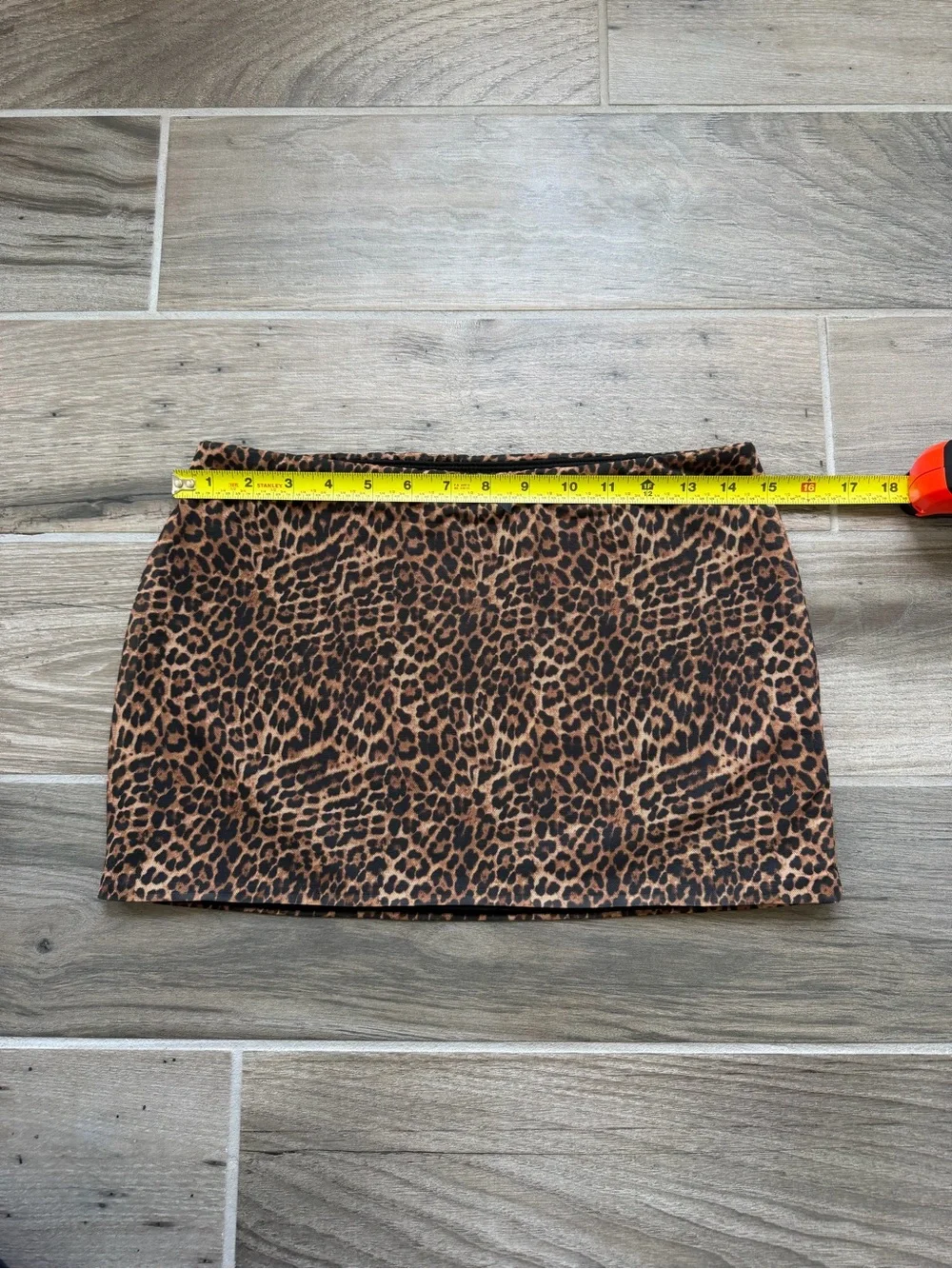 Edikted leopard print mini skirt NWT size M